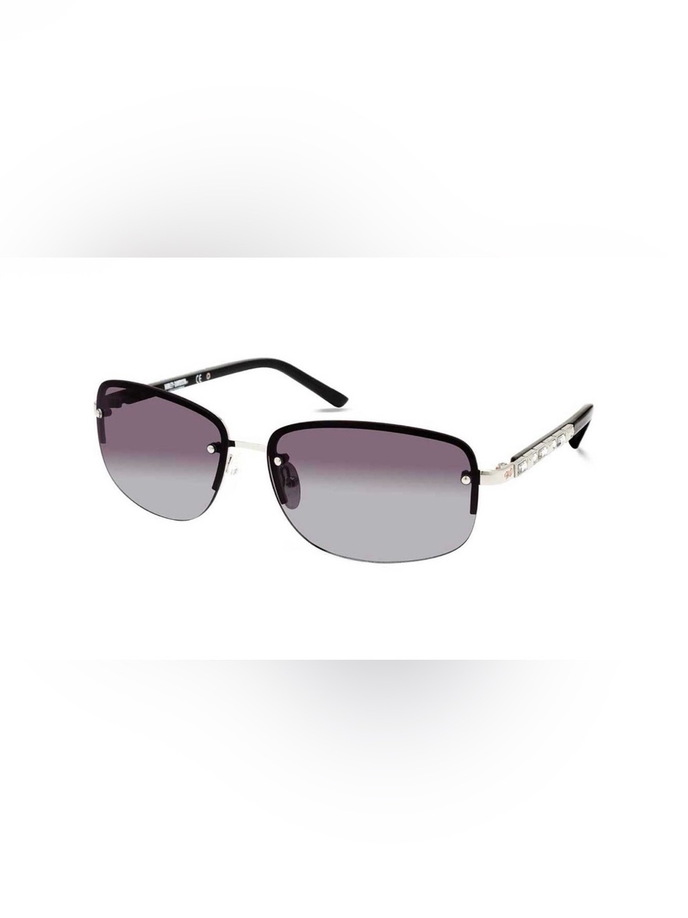 Harley-Davidson Women's Rimless Smoke Wrap Sunglasses